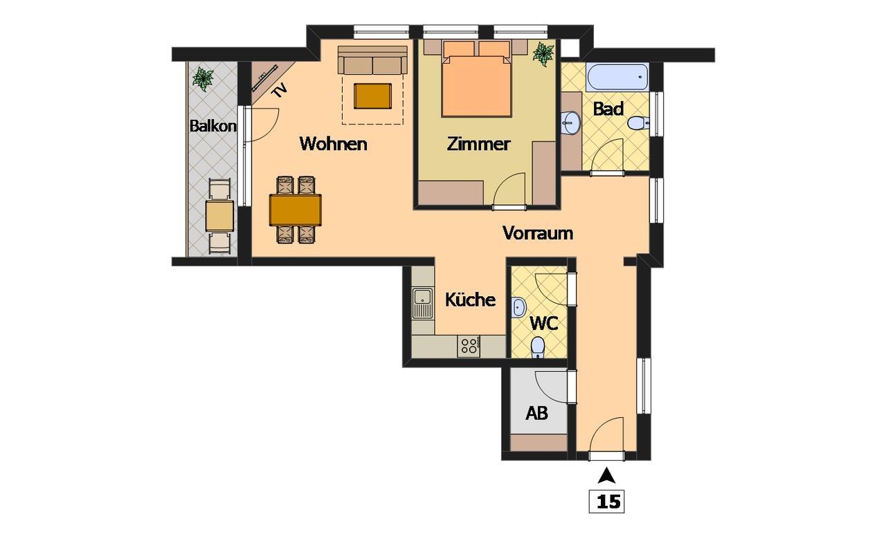 Arcadia Appartments 배드호프가스타인 객실 사진